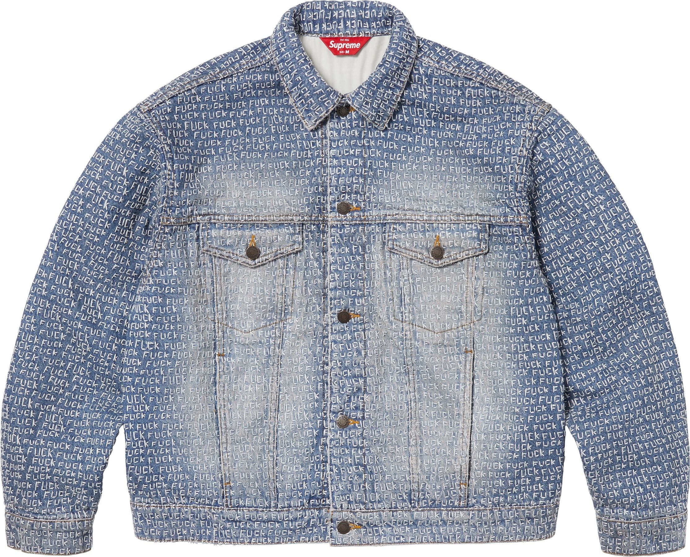 Fuck Stitch Denim Trucker Jacket view 3